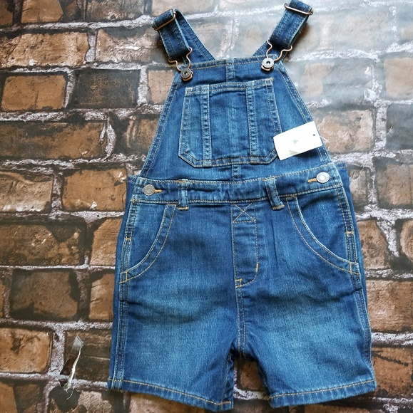 baby blue jean overalls